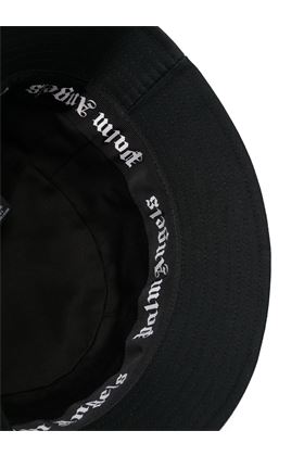 cappello a cilindro con stampa del logo  PALM ANGELS | PMLA039F24FAB0011003